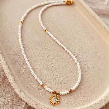Stella Seed Bead Necklace, 2 of 6