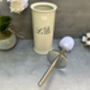 White Ceramic ‘Le Bain’ Toilet Brush Holder Stand, thumbnail 4 of 12