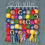Love To Ride Equestrian Rosette Hanger Wall Display, thumbnail 1 of 5