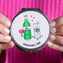 Funny Gin Compact Mirror For Mum, thumbnail 1 of 6