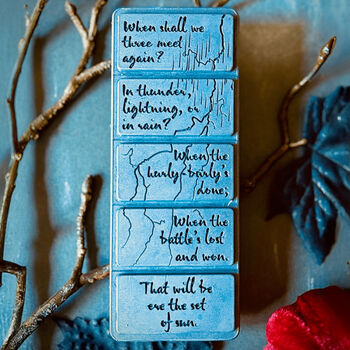Shakespeare's Macbeth Witches Act One Scene One Wax Melt Bar, 2 of 3
