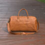Leather Holdall Weekend Bag, thumbnail 2 of 12