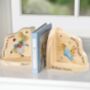 Personalised Peter Rabbit Wooden Bookends, thumbnail 1 of 3