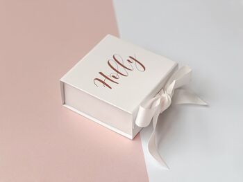 Small Personalised Gift Box, Empty Gift Box, Birthday, 3 of 5