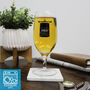 Personalised Tavern Sign Stemmed Beer Glass, thumbnail 2 of 7