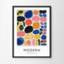 A Set Of Three Unframed Colourful Bold Abstract Art Prints, thumbnail 3 of 4