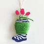 Tulips Wellies Garden Twine Holder, thumbnail 5 of 5