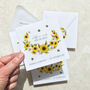 10 Wildflower Seed Packet Favours Sunflowers, thumbnail 1 of 8