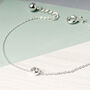 Solitaire Sterling Silver Or Gold Plated Bracelet, thumbnail 1 of 11