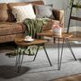 Set Of Two Brown Side Nesting Tables, thumbnail 1 of 7