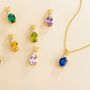 Blue Sapphire Pendant Necklace In Sterling Silver And Gold, thumbnail 10 of 12