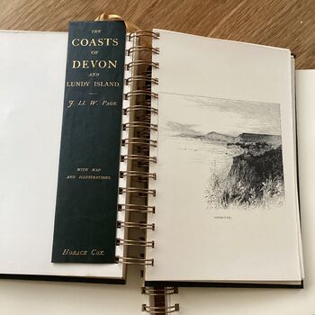 'Coasts Of Devon' Upcycled Notebook, 4 of 6