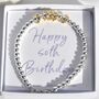 Dainty Silver Plated Milestone Birthday Decade Bracelet, thumbnail 7 of 10