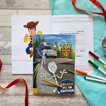 Personalised Toy Story Four Colouring Book, 8 of 8