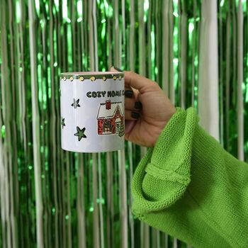 Cozy Home Club Mug – Festive Winter Coffee Cup, 2 of 7