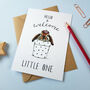 'Welcome Little One' New Baby Girl Card, thumbnail 2 of 2