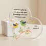 Personalised Best Friend Heart Acrylic Plaque, thumbnail 4 of 5