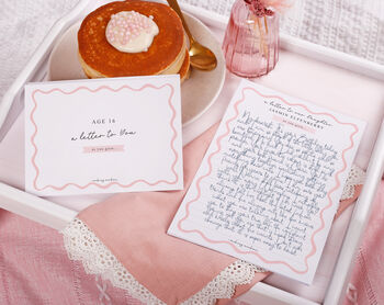 Personalised Pink Wavy 'Letter To Our Daughter As You Grow', 5 of 7