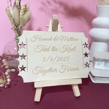 Personalised Wedding Keepsake Card, 2 of 10