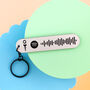 Personalised Scannable Spotify Code Keyring With Initials, thumbnail 1 of 4