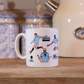Man City Football Players Mug, 3 of 5