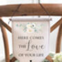 Personalised Wedding Linen Sign, thumbnail 1 of 3