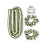 Silk Addict 100% Mulberry Silk Heatless Curler Set Olive Green, thumbnail 2 of 7
