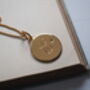 Birthstone Initial Necklace In Gold, thumbnail 8 of 10