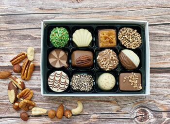Nuts For Nuts Chocolate Gift Box, 3 of 3