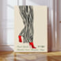 Japanese Fashion Shoes Art Print, thumbnail 1 of 4