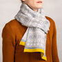 Knitted Wrap Scarf Inspired By Nature, thumbnail 5 of 6
