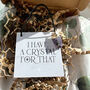 I Have A Crystal For That Mini Hanging Sign Amethyst, thumbnail 3 of 5