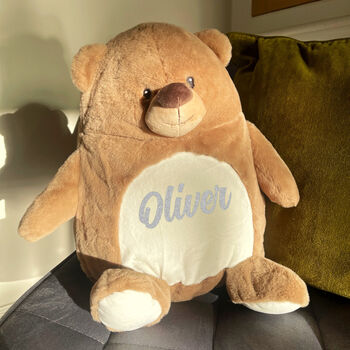 Extra Large Personalised Brown Bear, 3 of 4