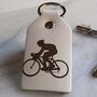Cyclists Leather Key Ring, thumbnail 6 of 12