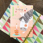 Unicorn 1st Birthday Card, thumbnail 1 of 4