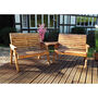 Twin Garden Bench Coffee Set Angled, thumbnail 2 of 3
