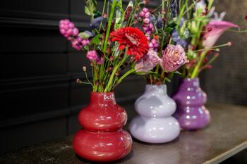 Skrzyszow Glass Vase Small Flamingo, 3 of 7