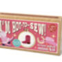 I'm Hot To Sew! Mini Matchbox Cross Stitch Kit, thumbnail 3 of 7