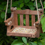 Personalised Wooden Memorial Bench Bird Feeder, thumbnail 8 of 12