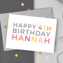 Personalised Any Age Birthday Card, thumbnail 2 of 4