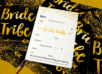 Bride Tribe Hen Party Invitations, 3 of 8