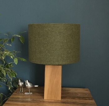 William Morris Strawberry Thief Green Tweed Lampshades, 6 of 12