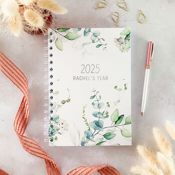 Personalised 2025 Diary | Eucalyptus Planner, 7 of 8