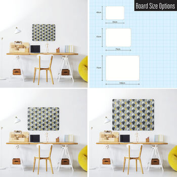 Shards Design / Large Magnetic Notice Board, 6 of 10