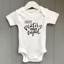 Personalised Cuter Than Cupid Baby Grow, thumbnail 2 of 5