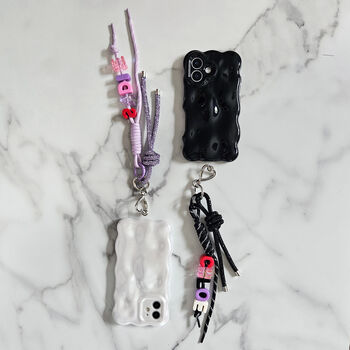 Personalised Letter Handbag Charm And Phone Strap, 9 of 12