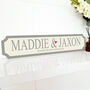 Personalised 'My Valentine' Street Sign, thumbnail 6 of 6