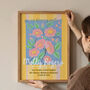 Personalised 'Blooming Brilliant' Print 2026 Graduation Gift For Her, thumbnail 1 of 11