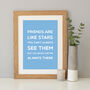 'Friends Are Like Stars' Quote Print, thumbnail 10 of 12