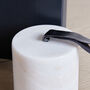 Natural White Marble Doorstop, thumbnail 2 of 2